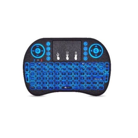 Teclado Mini Inalámbrico, Recargable, Ilumina BROBOTIX 963814