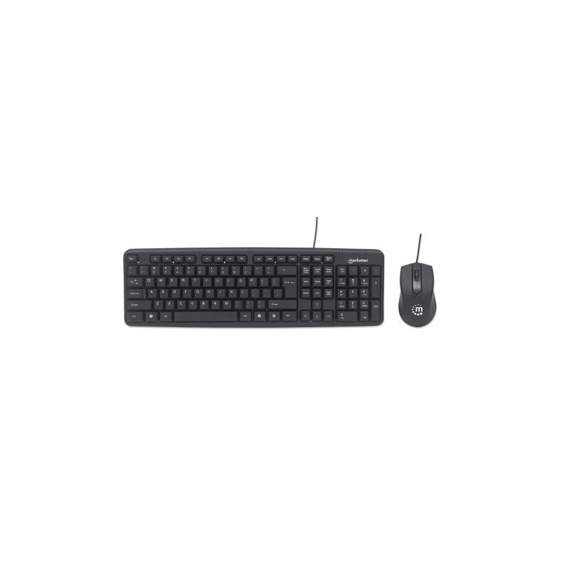 Kit de mouse y teclado MANHATTAN 178464