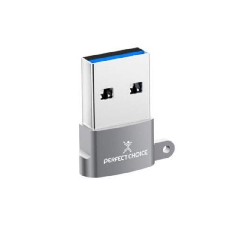 Mini Adaptador de USB A a USB C PERFECT CHOICE PC-101253