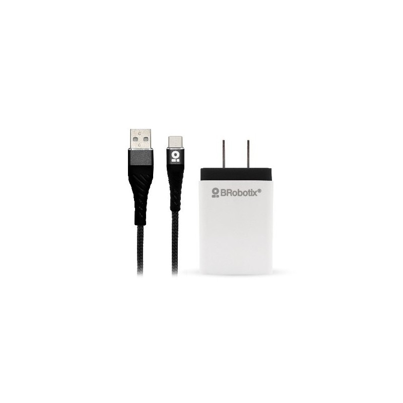 CARGADOR BROBOTIX USB C CABLE TIPO C CARGA RÁPIDA 963325