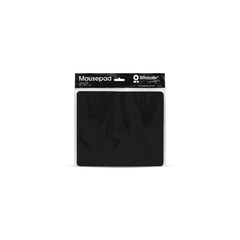 Mouse Pad Ultra Delgado Negro con Bolsa  BROBOTIX 497264