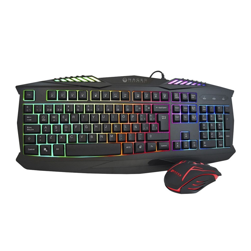 Kit de Teclado y Mouse Gaming Naceb Technology NA-617