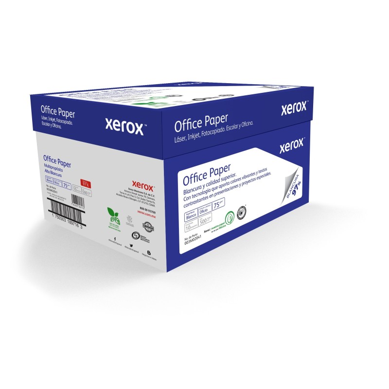 Papel Bond Office Paper Oficio XEROX Azul