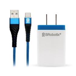 CARGADOR BROBOTIX USB C CABLE TIPO C CARGA RÁPIDA 963332