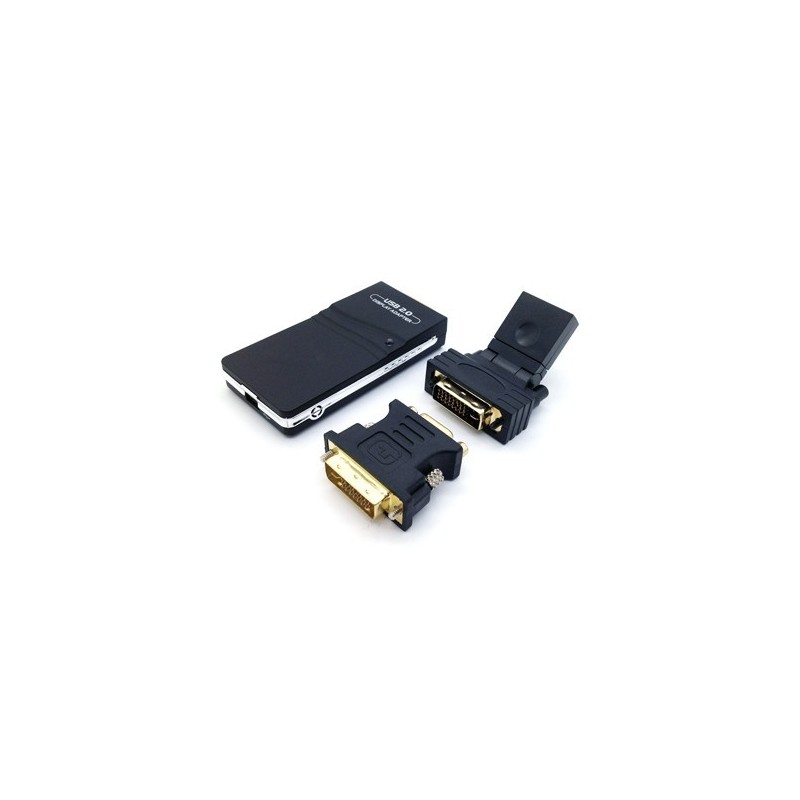 CONVERTIDOR USB A DVI HDMI SVGA BROBOTIX 171920