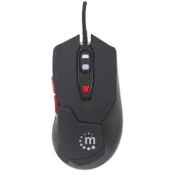 Mouse óptico cableado para videojuegos con LE MANHATTAN 176071