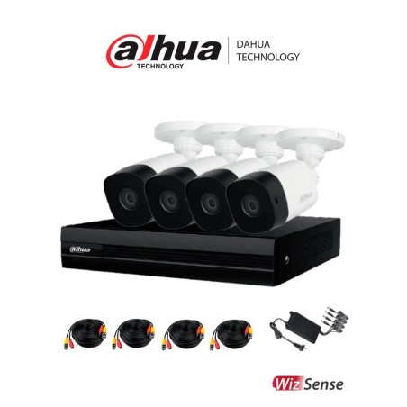 Kit de Videovigilancia Dahua Technology DH-KIT XVR1B08-I 4-B1A21N-0360B