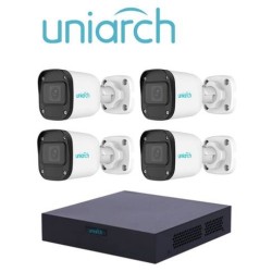 Kit de videovigilancia UNIARCH XVR301-04F 4*UAC-B112-F28