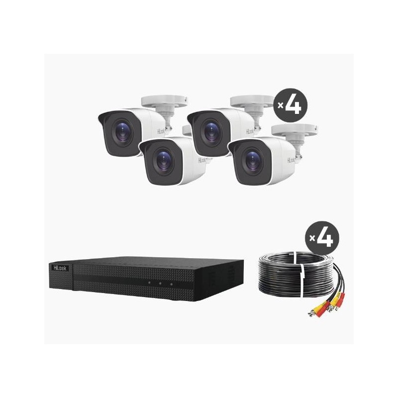 Kit de videovigilancia  HIKVISION HL24LQKITS-M(B)