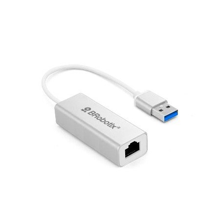 Convertidor USB V3.0 a RJ45, Gigabit BROBOTIX 263458