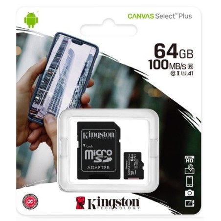 MICRO SD Kingston Technology CANVAS SELECT PLUS