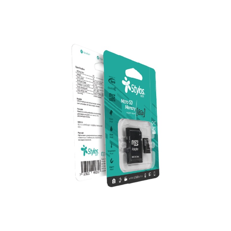 Memoria Micro SD Stylos STMSD81B