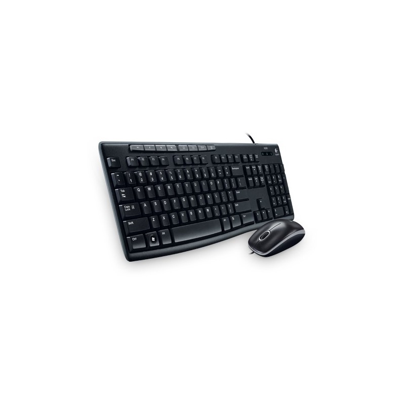 Kit de Teclado y Mouse LOGITECH MK200