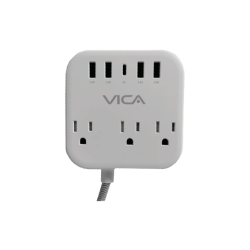 Centro Multicontactos VICA SUP USB 7P