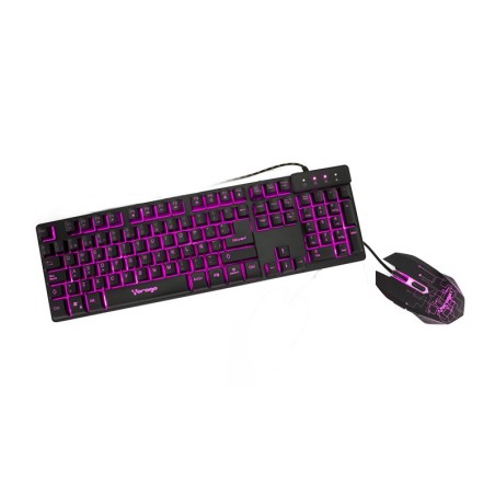 Kit de Teclado y Mouse Gaming VORAGO KM-500