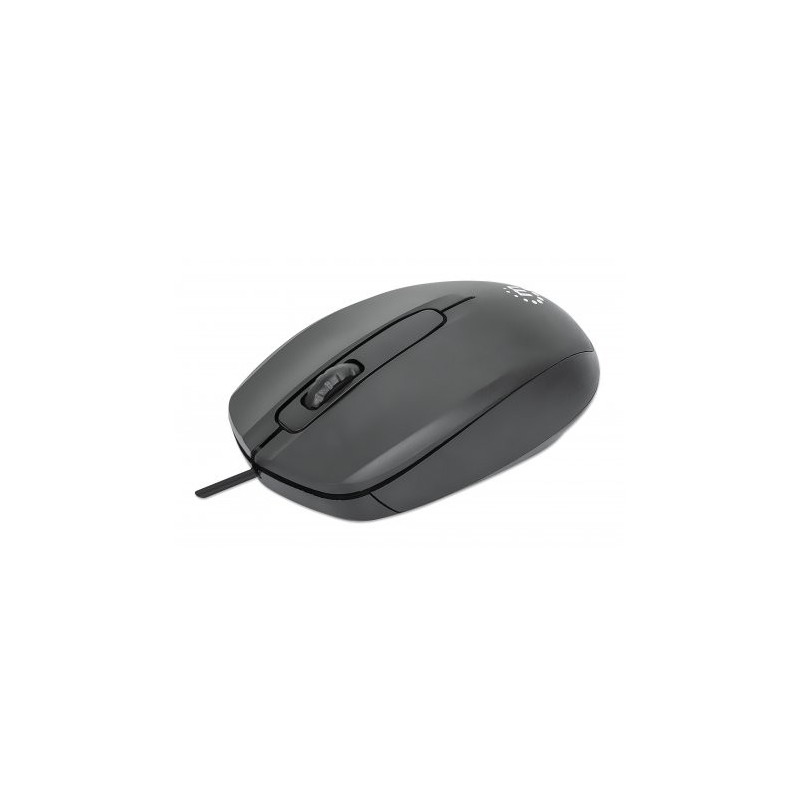 Mouse USB Óptico con Cable MANHATTAN 190190