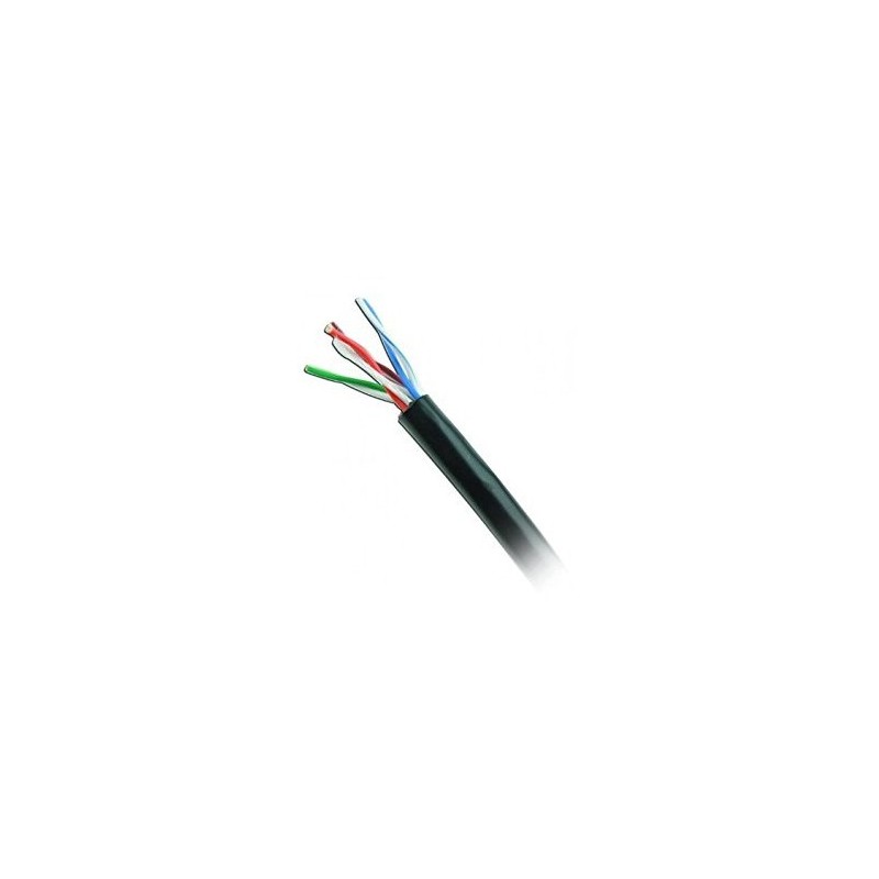 Cable UTP WAM CAT5e-OUTDOOR-NEGRO