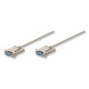 Cable Serial - DB9 - RS232 - Null Modem MANHATTAN 301404