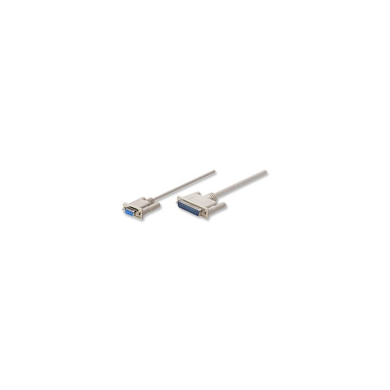 Cable Null Modem Serial MANHATTAN 314770