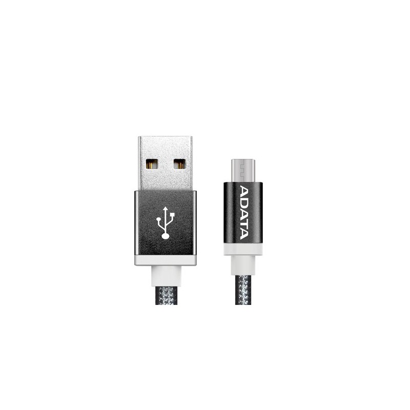 Cable Micro USB ADATA  AMUCAL-100CMK-CBK