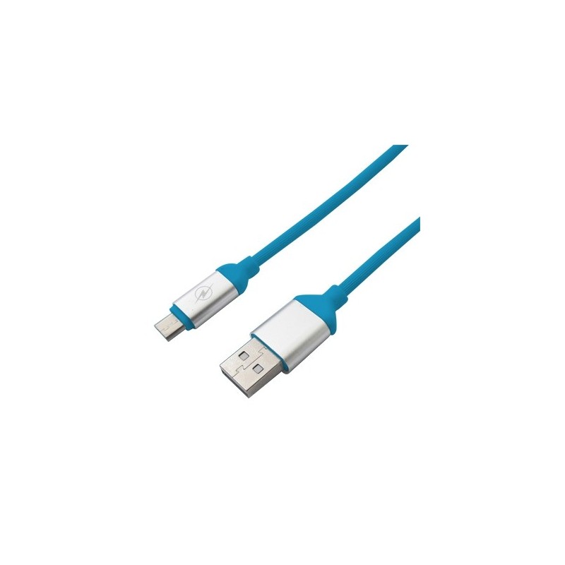 Cable USB V2.0 a Micro de PVC Texturizado BROBOTIX 161208A