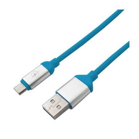 Cable USB V2.0 a Micro de PVC Texturizado BROBOTIX 161208A