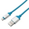 Cable USB V2.0 a Micro de PVC Texturizado BROBOTIX 161208A