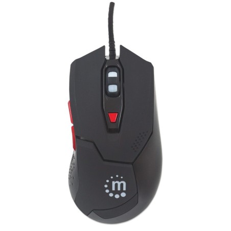 Mouse óptico cableado para videojuegos con LE MANHATTAN 176071