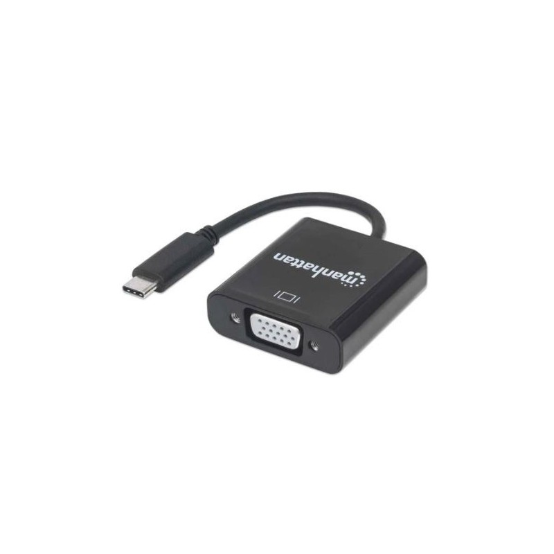 Convertidor USB C a VGA MANHATTAN 151771