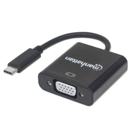 Convertidor USB C a VGA MANHATTAN 151771