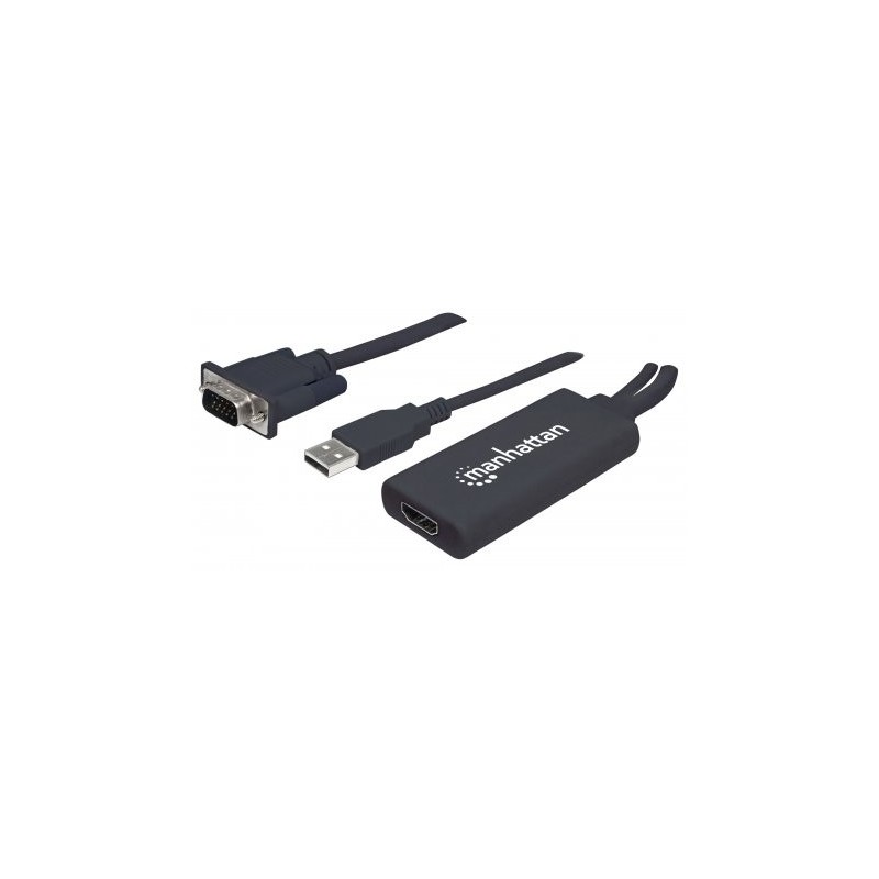 Convertidor VGA+Audio a HDMI MANHATTAN 152426