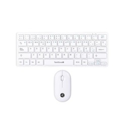 Kits para Teclado Y Mouse TECHZONE Young Pop White