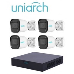 Kit de videovigilancia UNIARCH XVR301-04F 4*UAC-B112-F28