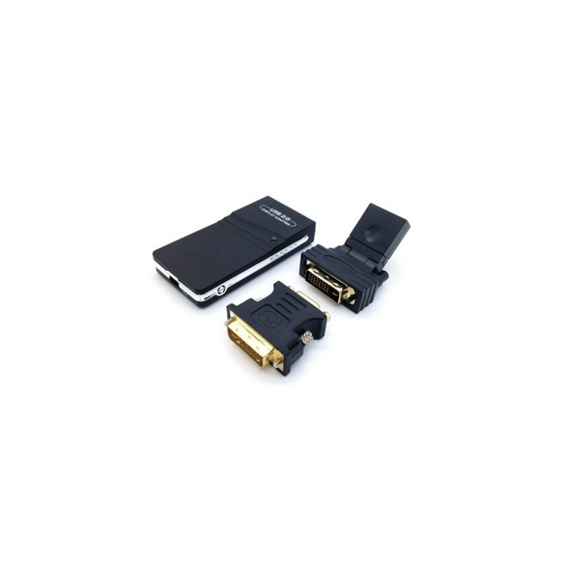 CONVERTIDOR USB A DVI HDMI SVGA BROBOTIX 171920